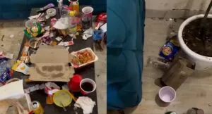 Airbnb Host Shared Viral Video Showing Guests Left Property Filthy