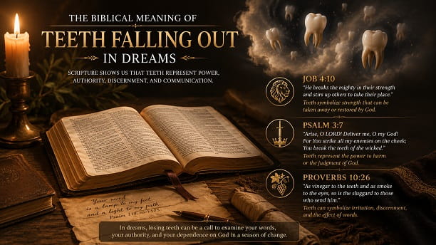 Open Bible symbolizing biblical interpretation of teeth falling out dreams