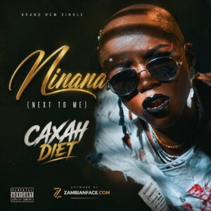Ninana by Caxah Diet official song artwork featuring a stylish artist portrait with cinematic lighting and modern Afro music cover design